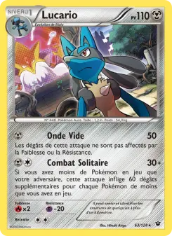 Photo carte Pokemon Lucario Impact des Destins 63/124