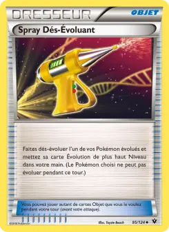 Carte Pokémon Spray Dés-Évoluant
