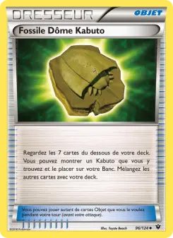 Carte Pokémon Fossile Dôme Kabuto
