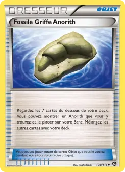 Carte Pokémon Fossile Griffe Anorith