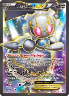 Photo carte Pokemon Magearna EX Offensive Vapeur 110/114
