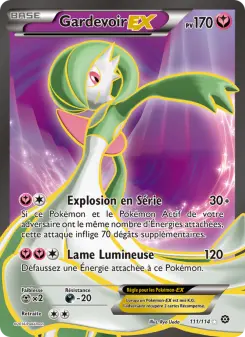 Photo carte Pokemon Gardevoir EX Offensive Vapeur 111/114