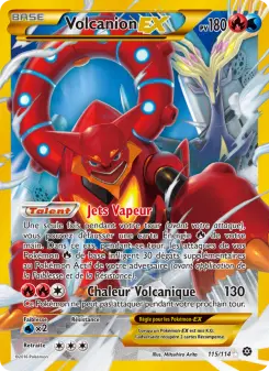 Carte Pokémon Volcanion EX