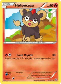 Carte Pokémon Hélionceau