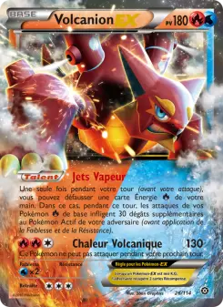 Carte Pokémon Volcanion EX
