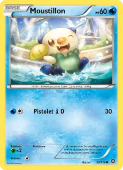 Photo carte Pokemon Moustillon Offensive Vapeur 30/114