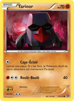 Photo carte Pokemon Tarinor Offensive Vapeur 54/114