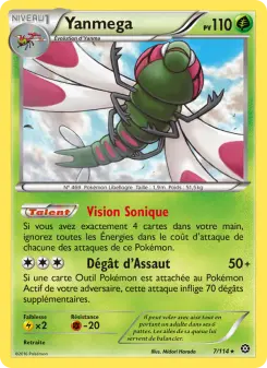 Photo carte Pokemon Yanmega Offensive Vapeur 7/114