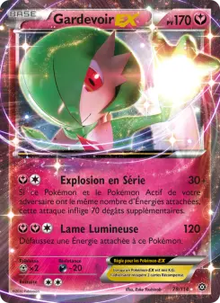 Photo carte Pokemon Gardevoir EX Offensive Vapeur 78/114