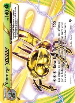 Photo carte Pokemon Yanmega TURBO Offensive Vapeur 8/114