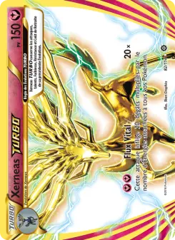 Photo carte Pokemon Xerneas TURBO Offensive Vapeur 82/114