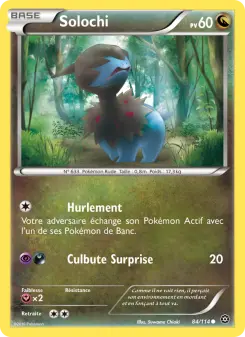 Photo carte Pokemon Solochi Offensive Vapeur 84/114