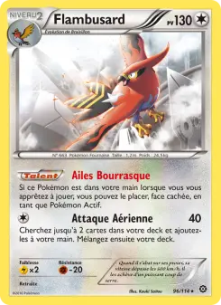 Carte Pokémon Flambusard
