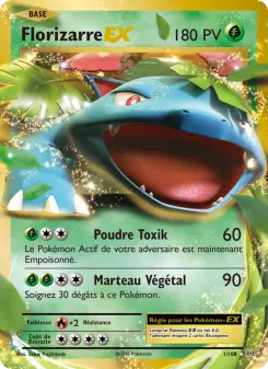 Photo carte Pokemon Florizarre EX Évolutions 1/108