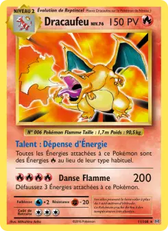 Carte Pokémon Dracaufeu