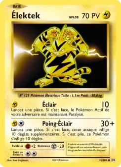 Photo carte Pokemon Élektek Évolutions 41/108