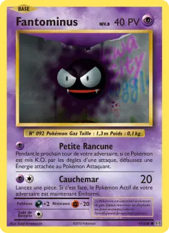 Photo carte Pokemon Fantominus Évolutions 47/108