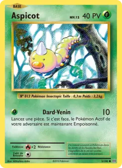 Photo carte Pokemon Aspicot Évolutions 5/108