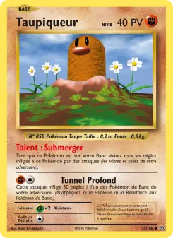 Photo carte Pokemon Taupiqueur Évolutions 55/108