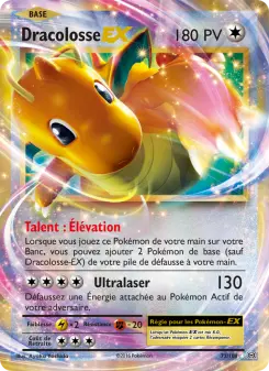 Carte Pokémon Dracolosse EX
