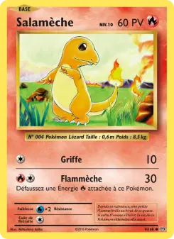 Photo carte Pokemon Salamèche Évolutions 9/108