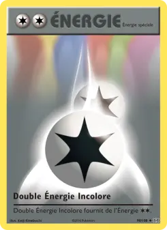 Photo carte Pokemon Double Énergie Incolore Évolutions 90/108