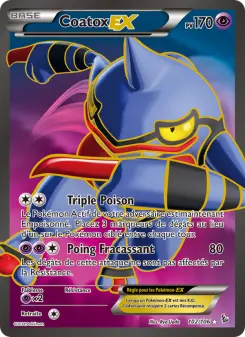 Carte Pokémon Coatox EX