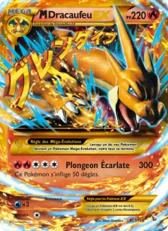 Carte Pokémon M-Dracaufeu EX