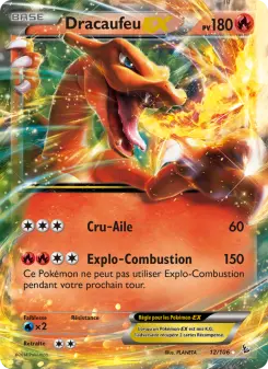 Photo carte Pokemon Dracaufeu EX Étincelles 12/106