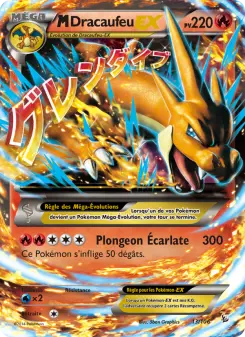 Carte Pokémon M-Dracaufeu EX