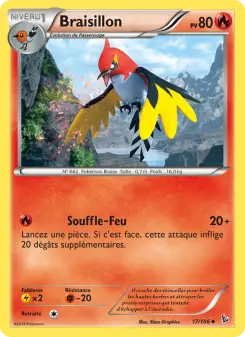 Carte Pokémon Braisillon