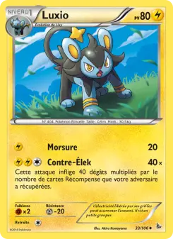 Carte Pokémon Luxio