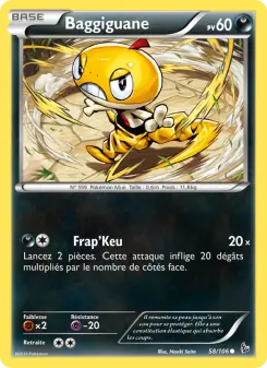 Carte Pokémon Baggiguane