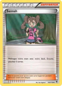 Carte Pokémon Sannah