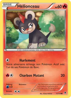Carte Pokémon Hélionceau