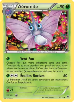 Photo carte Pokemon Aéromite Vigueur Spectrale 2/119