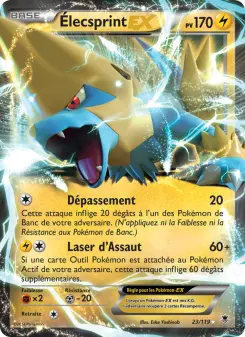 Carte Pokémon Élecsprint EX