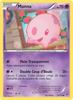 Carte Pokémon Munna