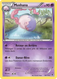 Carte Pokémon Mushana