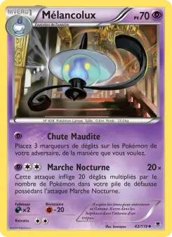 Carte Pokémon Mélancolux