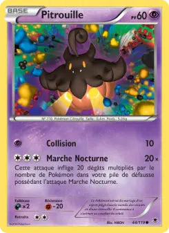 Carte Pokémon Pitrouille