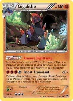 Carte Pokémon Gigalithe