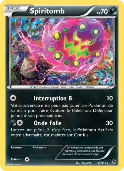 Carte Pokémon Spiritomb
