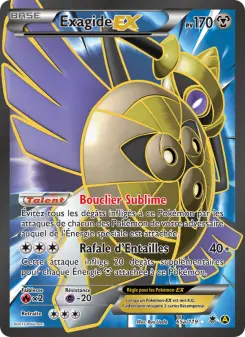 Carte Pokémon Exagide EX