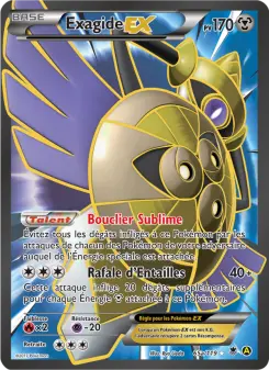 Carte Pokémon Exagide EX