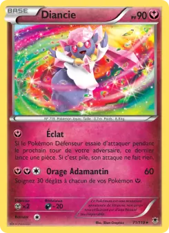 Photo carte Pokemon Diancie Vigueur Spectrale 71/119