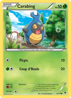 Carte Pokémon Carabing