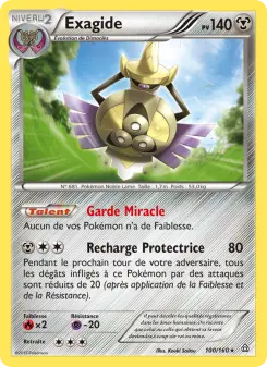 Photo carte Pokemon Exagide Primo-Choc 100/160
