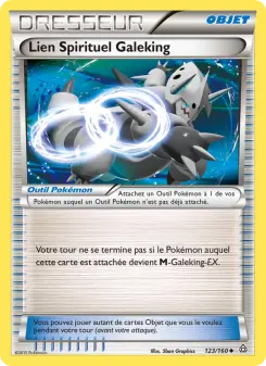 Photo carte Pokemon Lien Spirituel Galeking Primo-Choc 123/160