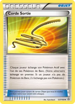 Carte Pokémon Corde Sortie